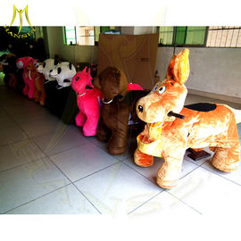Hansel plush electric horse toy amusement ride manufacturers giant animals kids riding kid animal scooter rider المزود