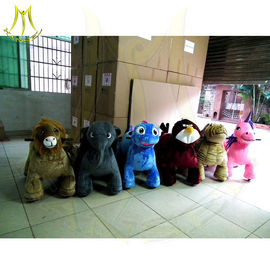 Hansel plush electric horse toy amusement ride manufacturers giant animals kids riding kid animal scooter rider المزود