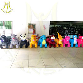 Hansel  kiddie ride time controller kiddy ride for sale coin operated plush toys stuffed animals on wheels kids المزود