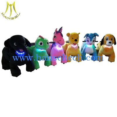 Hansel hot selling children electric coin operated ride on animals المزود