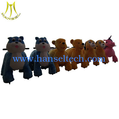 Hansel hot selling children electric coin operated ride on animals المزود