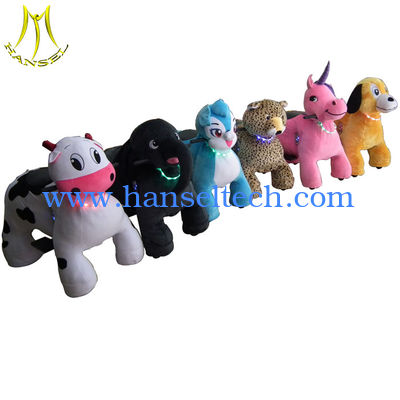Hansel hot selling children electric coin operated ride on animals المزود