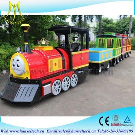 Hansel stock amusement park rides trackless battery operated train rides factory المزود