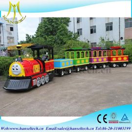 Hansel cheap Tourist Amusement Trackless Kids Mini Train amusement trains for sale factory المزود
