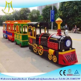 Hansel best selling children electric train trackless train electric amusement kids train for sale supplier المزود