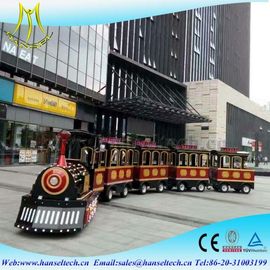 Hansel best selling children electric train trackless train electric amusement kids train for sale supplier المزود