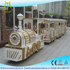 Hansel Amusement park electric trackless train for kids ride in the playground المزود