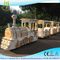 Hansel 2018 luxury design cheap amusement park rides trackless train,mini electric tourist train rides for sale المزود