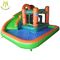 Hansel high quality outdoor water park kids inflatable slide for children game center المزود