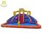 Hansel outdoor games water slide giant inflatable with pool for amusement park المزود