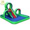Hansel outdoor games water slide giant inflatable with pool for amusement park المزود
