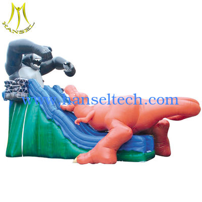 Hansel low price kids used inflatable water slide for sale in Guangzhou China المزود
