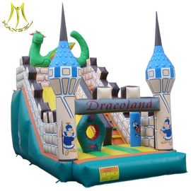 Hansel low price amusement theme park equipment inflatable water slides المزود