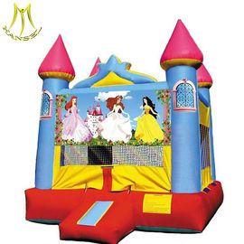 Hansel 2018 factory for sale  theme park kids indoor playground hot fun house inflatable bouncy المزود