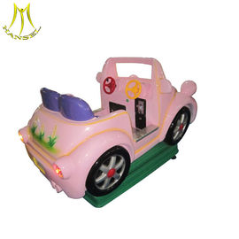 Hansel popular design fiber glass amusement park games electric toy car for kids المزود