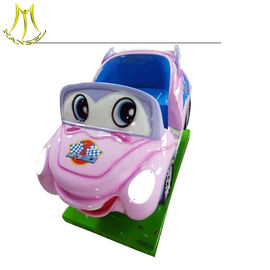 Hansel hot selling fiberglass material coin operated kiddie car ride المزود