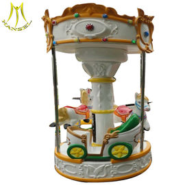 Hansel  amusement park ride  coin operated rocking machine kids merry go round for sale المزود