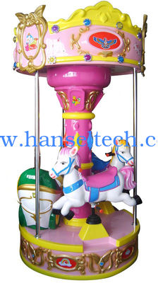 Hansel  carousel toy Guangzhou coin operated kiddie rides carousel for sale المزود