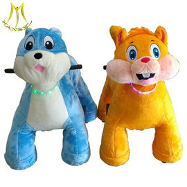 Hansel popular kids electronic plush electric animal scooter for sale المزود