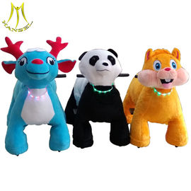 Hansel popular kids electronic plush electric animal scooter for sale المزود