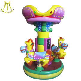 Hansel used kiddie rides for sale coin operated games fiberglass toys carousel ride المزود
