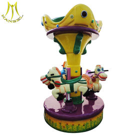 Hansel used kiddie rides for sale coin operated games fiberglass toys carousel ride المزود