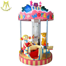 Hansel outdoor amusement park portable small merry go round carousel for sale المزود