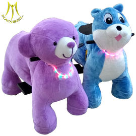 Hansel china import battery operated plush animal scooters for mall المزود