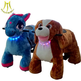 Hansel china import battery operated plush animal scooters for mall المزود