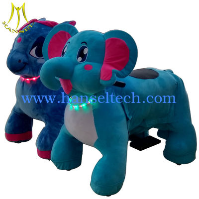 Hansel amusement park battery powered stuffed animal fun ride for kids المزود