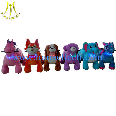 Hansel electronic games children ride on walking toy animals for sale المزود