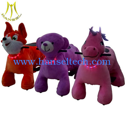 Hansel electronic games children ride on walking toy animals for sale المزود