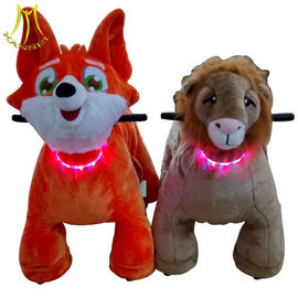 Hansel popular kids ride on animal scooter plush electric animal ride المزود