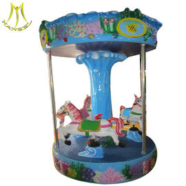 Hansel  wholesale ride on electric  horse coin operated amusement carousel horses ride المزود