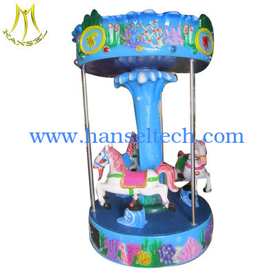 Hansel outdoor amusement park carousel merry go round carousel for sale المزود