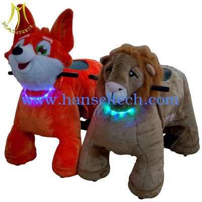Hansel electrical animal toy car electronic games machine animal ride for kids المزود