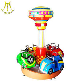 Hansel  Amusement park outdoor musical carousel rides 3 seats mini kids carousel train for sale المزود