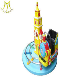 Hansel  Amusement park outdoor musical carousel rides 3 seats mini kids carousel train for sale المزود