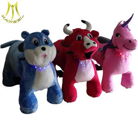 Hansel plush animal toy rides walking animals electric scooter for sale المزود