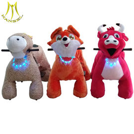 Hansel Most popular plush electric animal scooters for shopping mall المزود