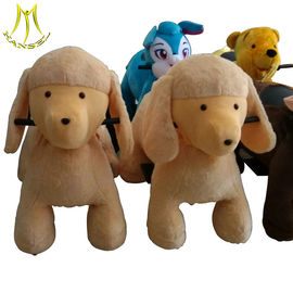 Hansel plush electronic Walking plush animal amusement ride for sale المزود
