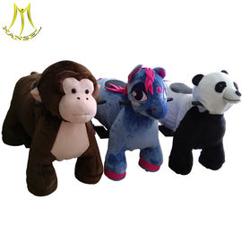 Hansel walking commercial amusement plush animal kiddie rides for sale المزود