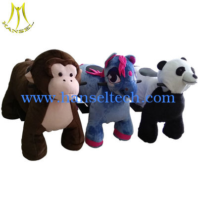 Hansel Amusement parks electrical toy animal scooter riding  for malls المزود