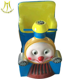 Hansel amusement park rides coin operated kiddie ride on train for sale المزود