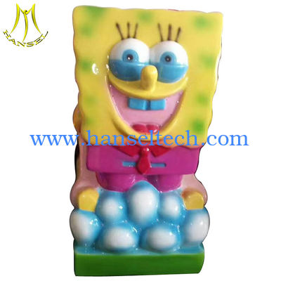 Hansel amusement park rocking electronic swing car with video games المزود