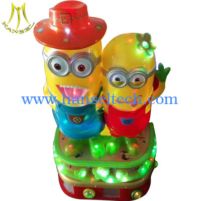 Hansel coin operated children indoor games kiddie ride on calf  for sale المزود