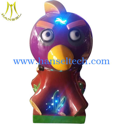 Hansel coin operated children indoor games kiddie ride on calf  for sale المزود