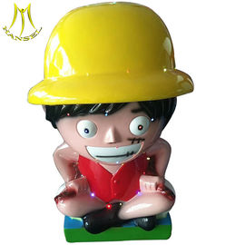 Hansel amusement park electric coin operated fiberglass kiddie ride for indoor المزود