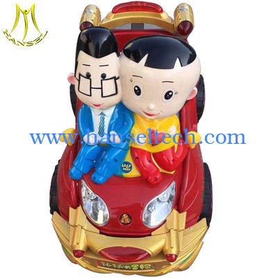 Hansel fiberglass go kart body rides amusement attraction kiddie ride on car المزود