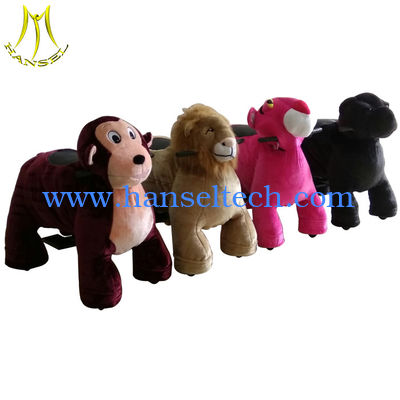 Hansel motorized plush animals electric riding toys electronic riding horse toy المزود